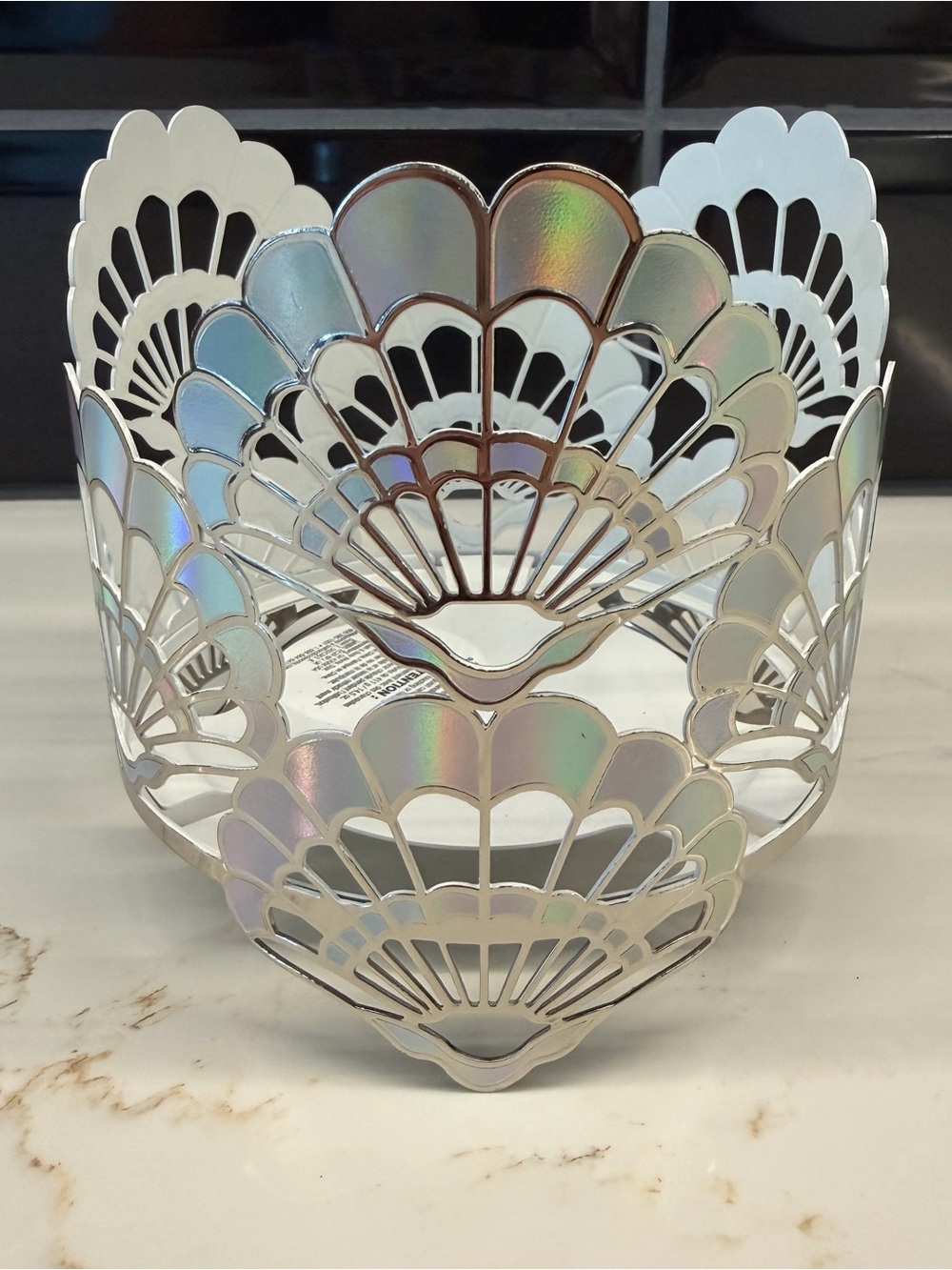 Bath & Body Works Candle Holder - Iridescent SeaShell